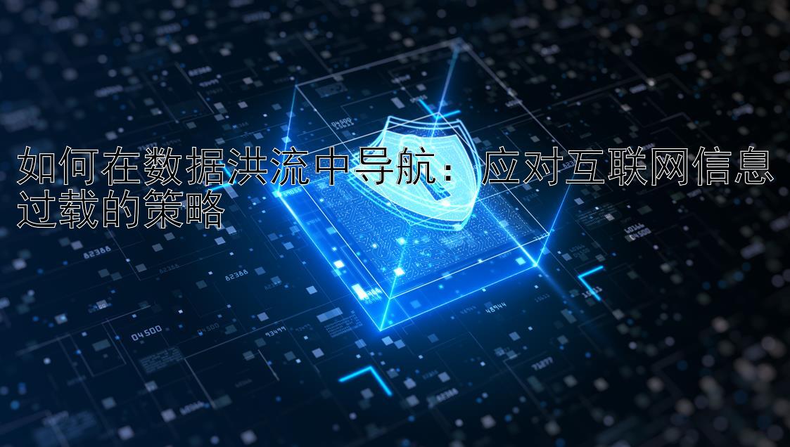 如何在数据洪流中导航：应对互联网信息过载的策略