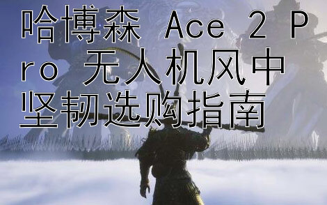 哈博森 Ace 2 Pro 无人机风中坚韧选购指南