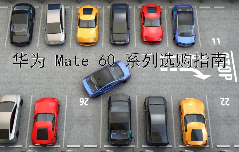 华为 Mate 60 系列选购指南